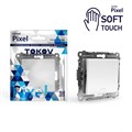 Выключатель 1-кл. СП Pixel 10А IP20 с индикатором механизм айс TOKOV ELECTRIC TKE-PX-V1I-C34 1909854 - фото 16735713