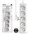 Удлинитель 5х7м с заземл. 10А 3х1.5 TOKOV LIGHT TKL-C01-BU5-7-1.5-Z 1909850 - фото 16735722