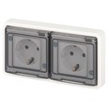 Розетка Эксперт 11-2523-01 2х2P+E гориз. IP55 16А-250В СУ бел. Эра Б0063276 1871643 - фото 16735929