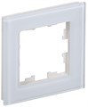 Рамка 1-м BRITE РУ-1-2-БрБ стекло бел. IEK BR-M12-G-K01 1679809 - фото 16736571