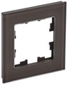 Рамка 1-м BRITE РУ-1-2-БрТБ стекло темн. бронза IEK BR-M12-G-K45 1679814 - фото 16736574