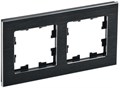 Рамка 2-м BRITE РУ-2-1-БрЧ металл черн. IEK BR-M22-M-K02 1679803 - фото 16736587