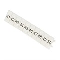 Маркер для JXB с нумерацией 1-50 (уп.100шт) PROxima EKF dek-35-1-50 583359 - фото 16736692
