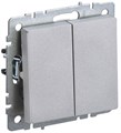 Выключатель проходной 2-кл. СП BRITE ВС10-2-6-БрА 10А механизм алюм. IEK BR-V22-0-10-K47 1617275 - фото 16736766