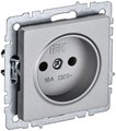 Розетка BRITE РС10-1-0-БрА 10А без заземл. без защ. шторок механизм алюм. IEK BR-R10-10-K47 1617379 - фото 16736778