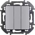 Выключатель 3-кл. Inspiria 20А IP20 250В 10AX механизм алюм. Leg 673642 1445149 - фото 16737086