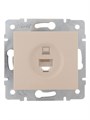 Розетка компьютерная 1-м СП Karina RJ45 механизм крем. LEZARD 707-0388-139 551537 - фото 16737393