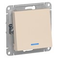 Переключатель проходной 1-кл. СП AtlasDesign 10А IP20 (сх. 6а) 10AX с подсветкой механизм беж. SE ATN000263 1240207 - фото 16737683