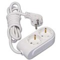 Удлинитель 2х2м с заземл. 16А IP20 защ. шторки Makel N2210033 506765 - фото 16737732