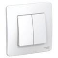 Выключатель 2-кл. СП Blanca 10А IP20 (сх. 5) 250В бел. SE BLNVS010501 1210252 - фото 16737917