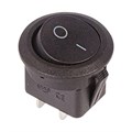 Выключатель клавишный 250В 6А (2с) ON-OFF круглый черн. (RWB-212; SC-214; MRS-102-8) Rexant 36-2550 340849 - фото 16738305
