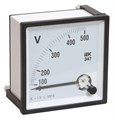 Вольтметр Э47 72х72мм 500В кл. точн. 1.5 IEK IPV10-6-0500-E 195525 - фото 16738772