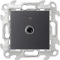 Розетка телевизионная одиночная TV СП Simon 24 IP20 механизм графит Simon 2450477-038 1279003 - фото 16739114