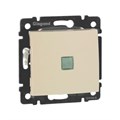 Выключатель 1-кл. СП Valena 10А IP31 250В с зел. индикацией механизм сл. кость Leg 774310 33819 - фото 16739122
