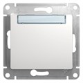 Механизм кнопки нажимной 1-кл. СП Glossa 10А IP20 (сх. 1) с табличкой бел. SchE GSL000119 275142 - фото 16739375