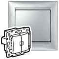 Выключатель 2-кл. СП Valena 10А IP31 с подсветкой механизм алюм. (DIY-упак.) Leg 694344 1018978 - фото 16739533