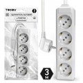 Удлинитель 4х3м с заземл. 10А 3х1.5 TOKOV LIGHT TKL-C01-BU4-3-1.5-Z 1909842 - фото 16739759