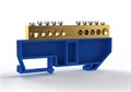 Шина нулевая на DIN-изоляторе 8х12мм 10 отвер. латунь TOKOV ELECTRIC TKE-BCB-812-10-DIN/N 1855437 - фото 16739988
