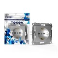 Розетка 1-м СП Pixel 16А IP20 с заземл. механизм алюм. TOKOV ELECTRIC TKE-PX-R1Z-C03 1792267 - фото 16740229