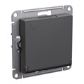 Розетка AtlasDesign 16А IP20 с заземл. защ. шторки с крышкой механизм базальт SE ATN001446 1742033 - фото 16740289