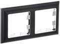 Рамка 2-м BRITE РУ-2-Бр хром/черн. IEK BR-M22-12-2-K23 1766135 - фото 16740331