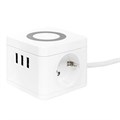 Удлинитель "Куб" 2х1.3м 3USB 2.4А+зарядное устройство 1кв.мм EKF UBA-CUB-3-WC 1714858 - фото 16740463