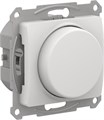 Светорегулятор поворотно-нажимной Glossa 400Вт механизм бел. SE GSL000123 1668257 - фото 16740472