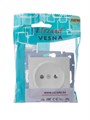 Розетка 1-м СП Vesna без заземл. ПБТ механизм бел. LEZARD 742-0288-121B 1633871 - фото 16740596
