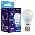 Лампа светодиодная 12Вт А60 6500К Е27 176-264В TOKOV ELECTRIC TKE-A60-E27-12-6.5K 1660370 - фото 16740610
