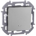 Выключатель 1-кл. Inspiria 10А IP20 250В 10AX с подсветкой/индикацией механизм алюм. Leg 673612 1445145 - фото 16741108