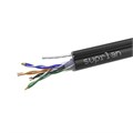 Кабель витая пара U/UTP кат.5E 4х2х24AWG solid Cu PE Out. T-FG8 Premium трос 305м (м) SUPRLAN 01-0308-1 13407476 - фото 16741336