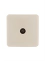 Розетка телевизионная проходная TV 1-м ОП Viola крем. LEZARD 751-0300-129 536585 - фото 16741379