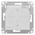 Розетка 1-м СП AtlasDesign Aqua 16А IP44 с заземл. защ. шторки с крышкой механизм бел. SE ATN440146 1240175 - фото 16741723