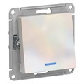 Переключатель проходной 1-кл. СП AtlasDesign 10А IP20 (сх. 6а) 10AX с подсветкой механизм жемчуж. SE ATN000463 1240293 - фото 16741745