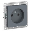 Розетка 1-м СП AtlasDesign 16А IP20 без заземл. без защ. шторок механизм грифель SE ATN000741 1240411 - фото 16741750