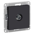 Розетка телевизионная проходная TV AtlasDesign 4дБ механизм карбон SE ATN001092 1240560 - фото 16741753
