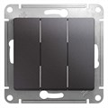 Выключатель 3-кл. СП Glossa 10А IP20 (сх. 3) 10AX механизм графит SE GSL001331 454351 - фото 16742006