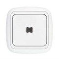 Выключатель 1-кл. СП 10А IP20 с подсветкой бел. Bylectrica С1 10-206 421267 - фото 16742091