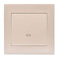 Выключатель промежуточный 1-кл. СП Rain IP20 крем. LEZARD 703-0303-107 388698 - фото 16742270