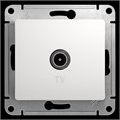 Розетка телевизионная оконечная TV 1-м СП Glossa 1дБ механизм бел. SE GSL000191 275169 - фото 16742398