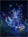 Гирлянда светодиодная "Разноцветные нити" 100LED 7м (4м+3м) мультиколор на солнечной батарее аккумулятор AA NI-MH 600мАч IP44 КОСМОС KOC_SOL196 162789 - фото 16742826