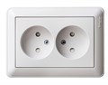 Розетка 2-м СП W59 16А IP20 без заземл. защ. шторки бел. SE RS16-254-18 121183 - фото 16743032