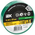 Изолента ПВХ 0.18х19мм зел. (рул.20м) IEK UIZ-20-10-K06 206215 - фото 16743069