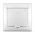 Розетка 1-м СП Севиль 16А IP20 с заземл. с крышкой бел. UNIVersal С0029 75166 - фото 16743297