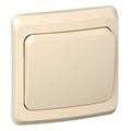 Переключатель проходной 1-кл. СП Этюд 10А IP20 крем. SE BC10-004K 87924 - фото 16743306