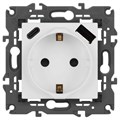 Розетка ЭРА Elegance 14-4108-01М 2P+E 16A-250В со шторками с USB type-A+C 5В-3А матов. бел. Эра Б0067710 1952986 - фото 16743452