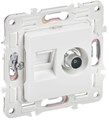 Розетка двойная TV+RJ45 кат.5E SKANDY SK-A14W арктич. бел. IEK SK-AK20-1-K01 1835932 - фото 16743488