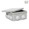 Коробка распаячная КМР-030-014 с крышкой 100х100х50 10 мембранных вводов IP55 EKF plc-kmr-030-014 296260 - фото 16743552