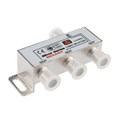 Делитель ТВ "краб" х3+4шт.F "BOX" 5-1000 МГц "Silver" Rexant 05-6102 217898 - фото 16743586