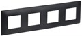 Рамка 4-м SKANDY SK-F04Bl черн. IEK SK-M42-K02 1835707 - фото 16744083